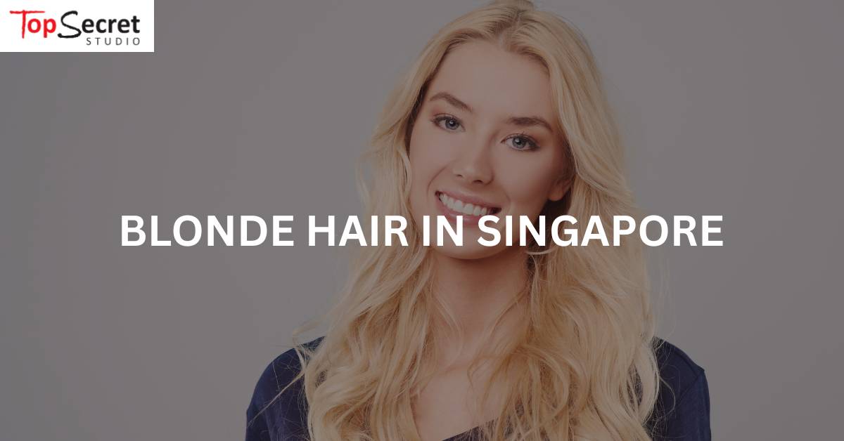 woman with blonde hair in singapore