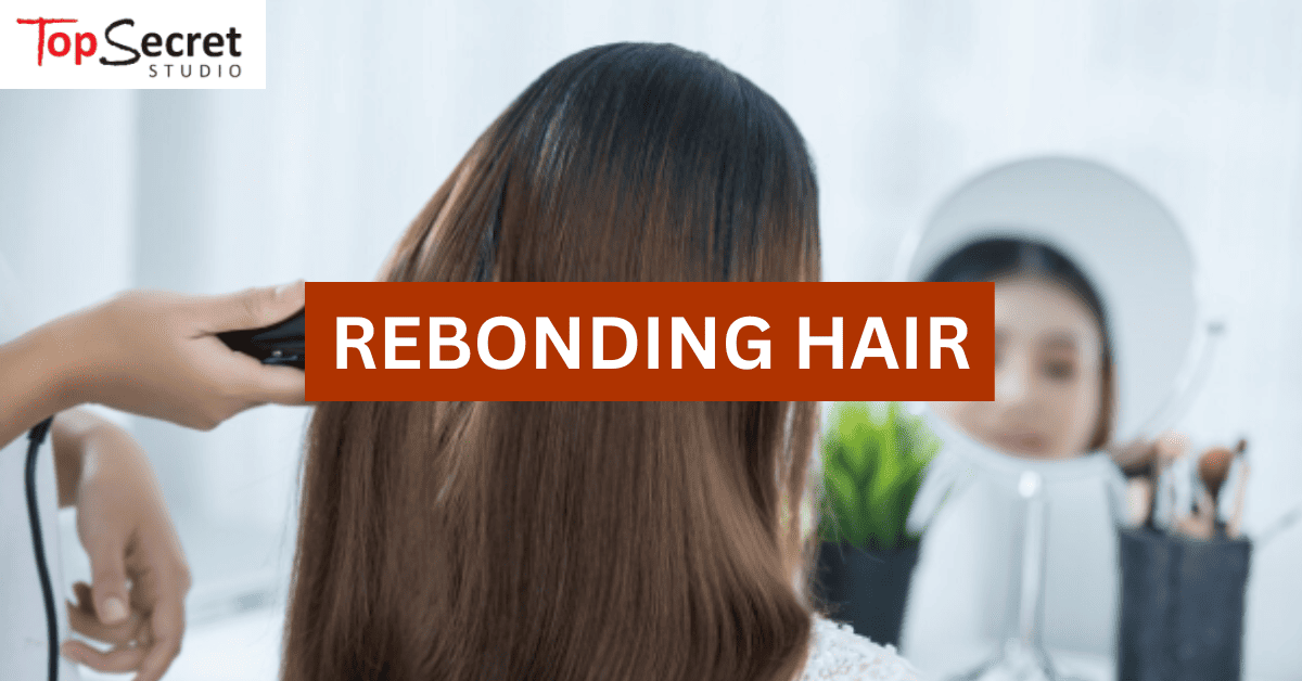asian woman receiving rebonding hair service from her stylist singapore