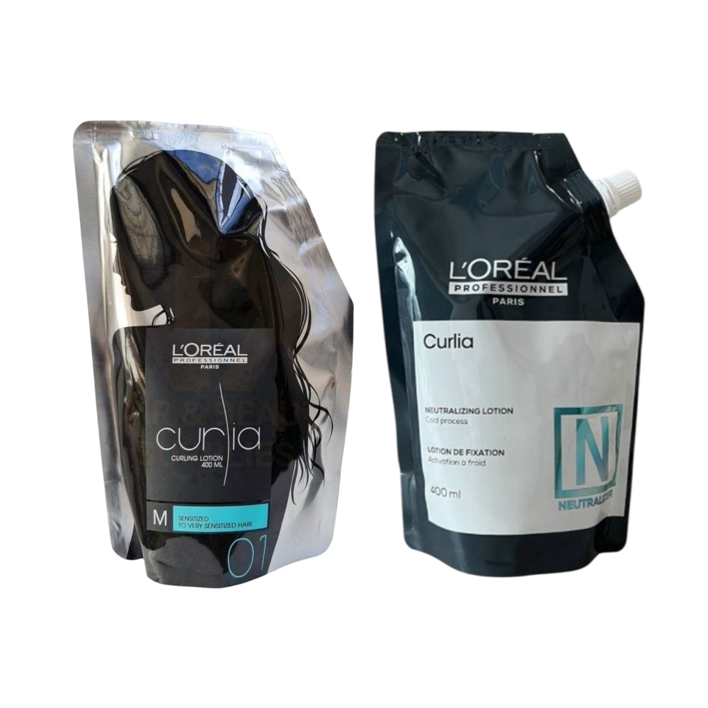 Curlia Curling Perm Lotion + Hair Conditioner M Sensitized Hair