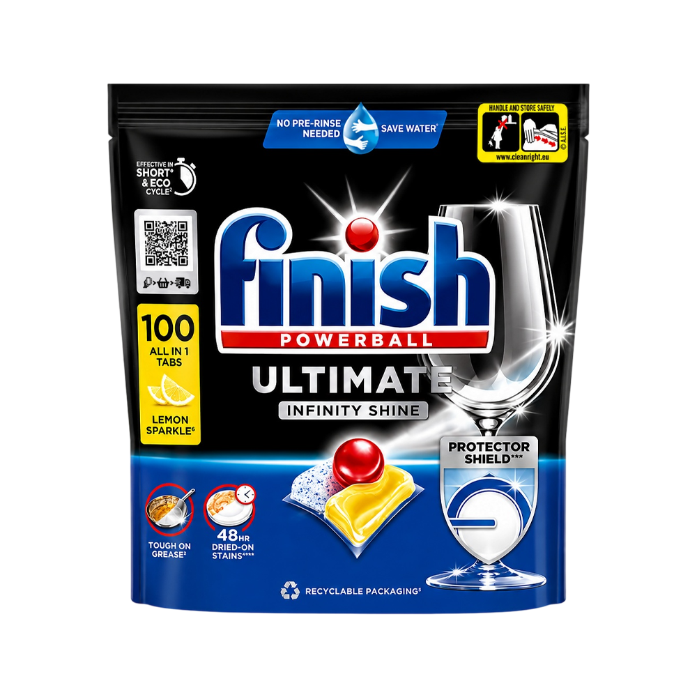 Ultimate Infinity Shine Dishwasher Tablets - Lemon