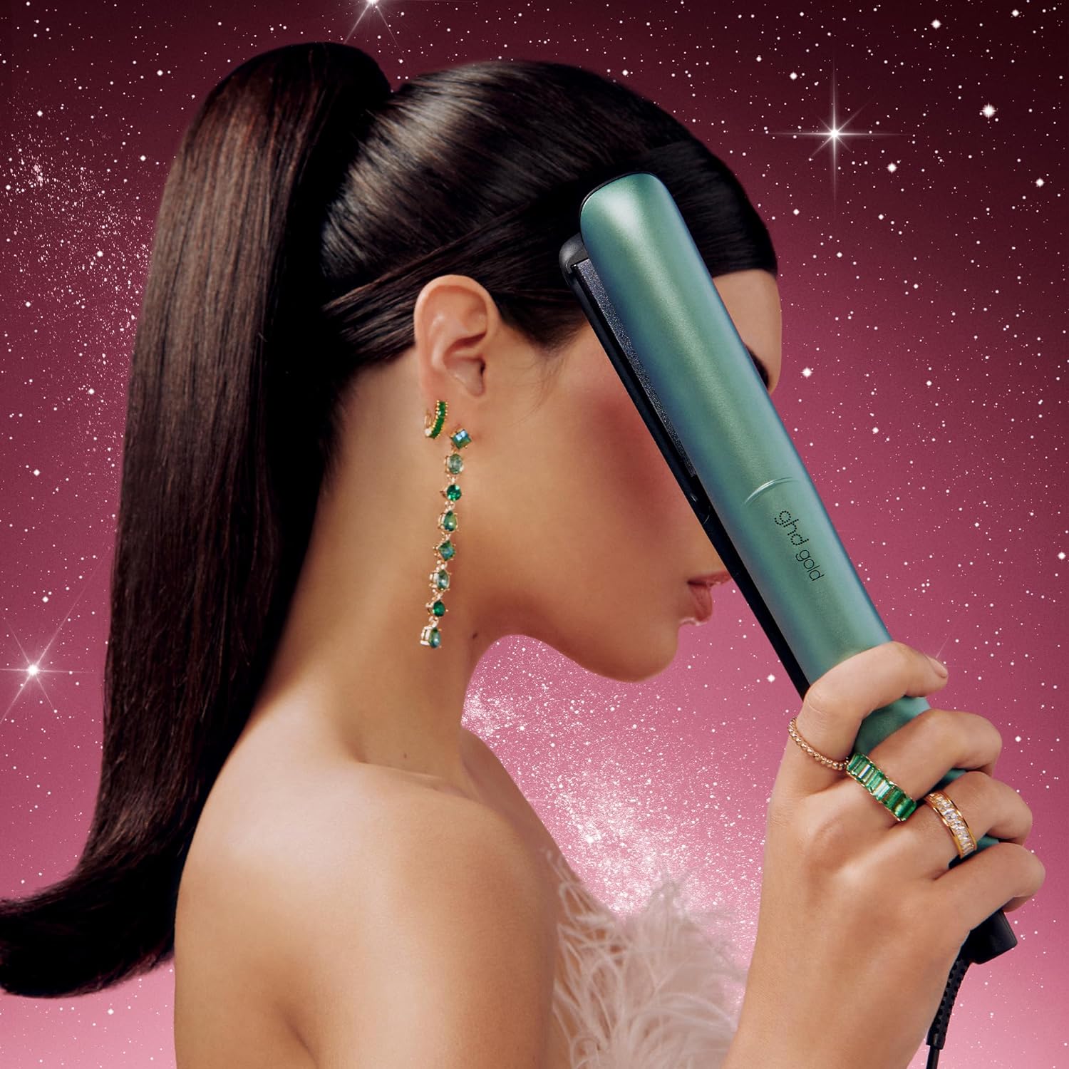 ghd | Gold® Hair Straightener In Alluring Jade (Limited Edition) 5