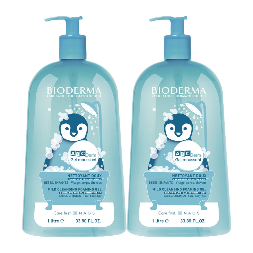 Bioderma | ABC Derm Gel Moussant 1 Litre x 2