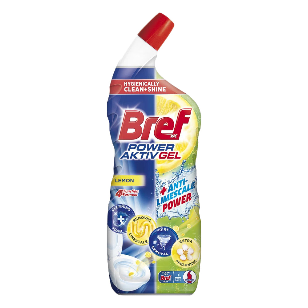 Bref | Power Active Gel Toilet Bowl Cleaner (Lemon) 700ml