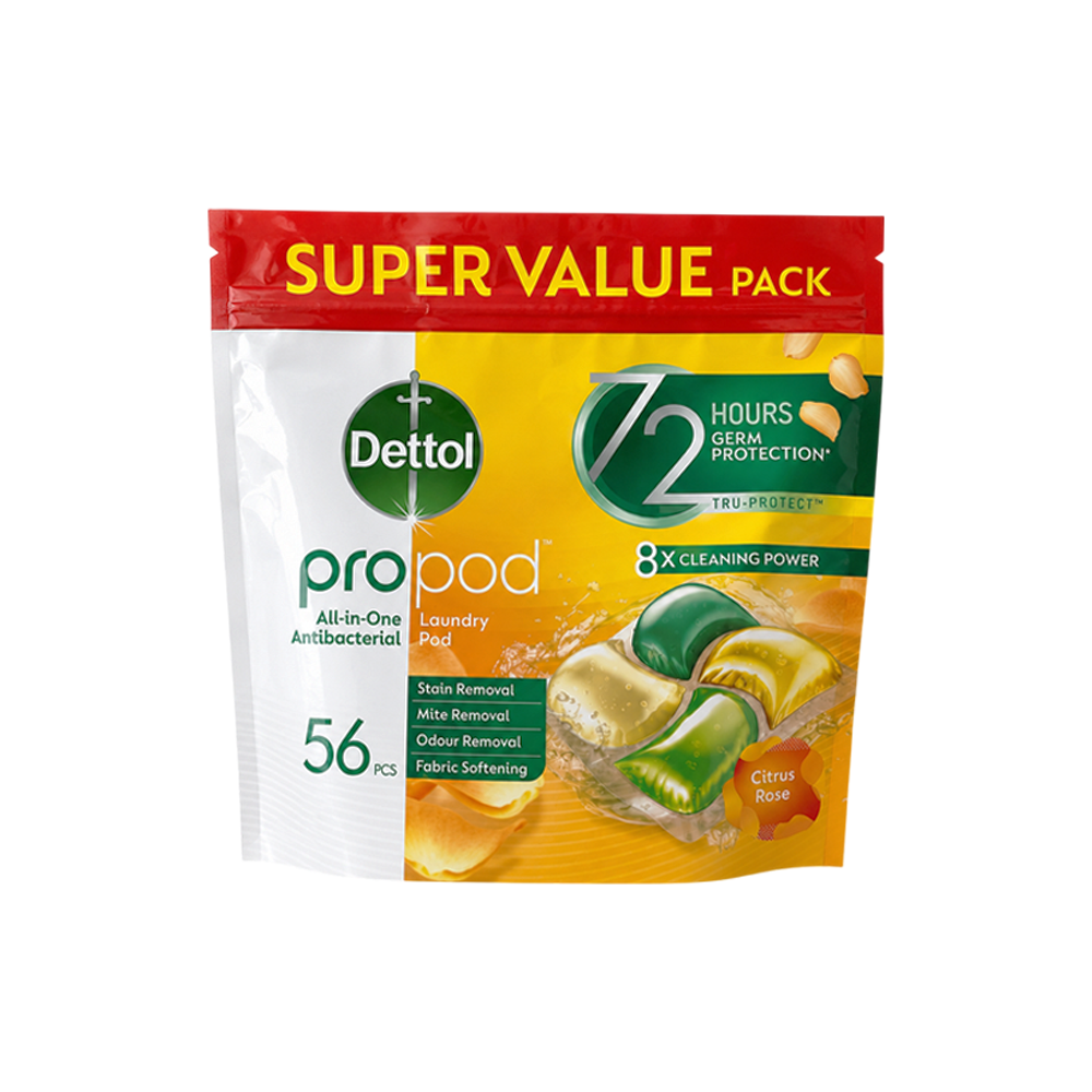 Propod All-in-One Antibacterial Laundry Pod - Citrus Rose