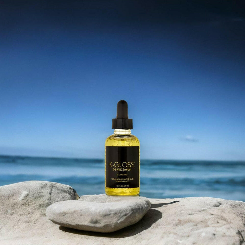 K-Gloss™ | De-Frizzing Serum 60ml sea photoshoot product