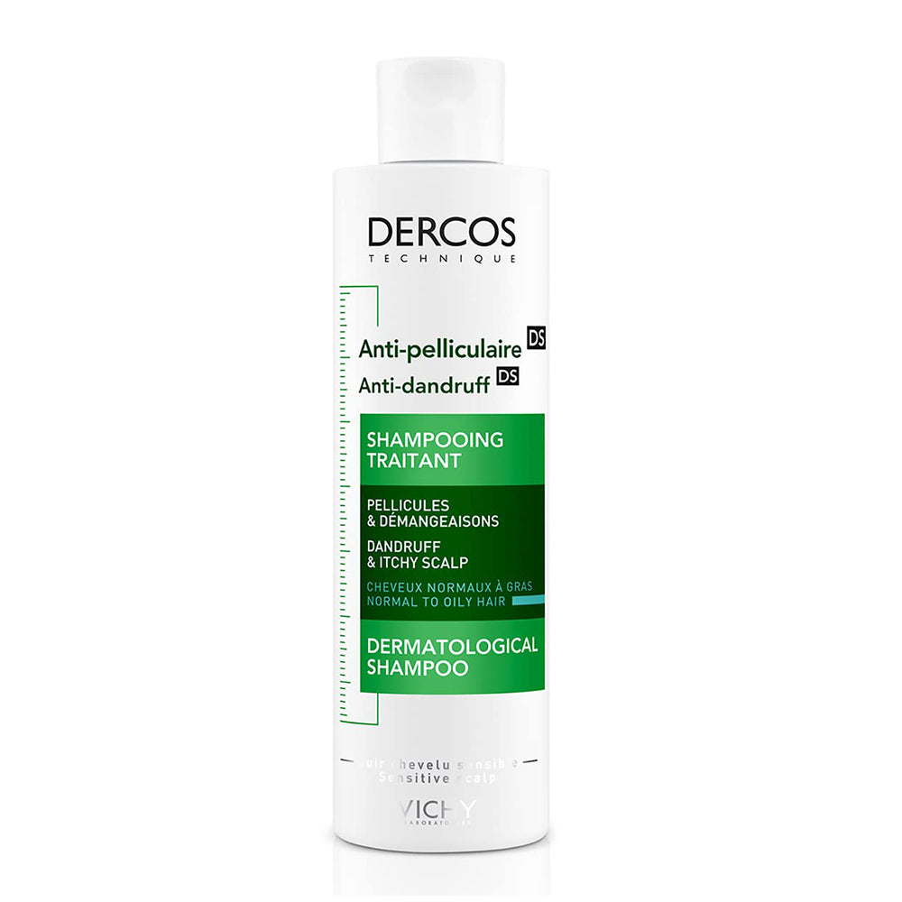Vichy Dercos | Anti-Dandruff Shampoo 200ml - For Normal To Oily Hair