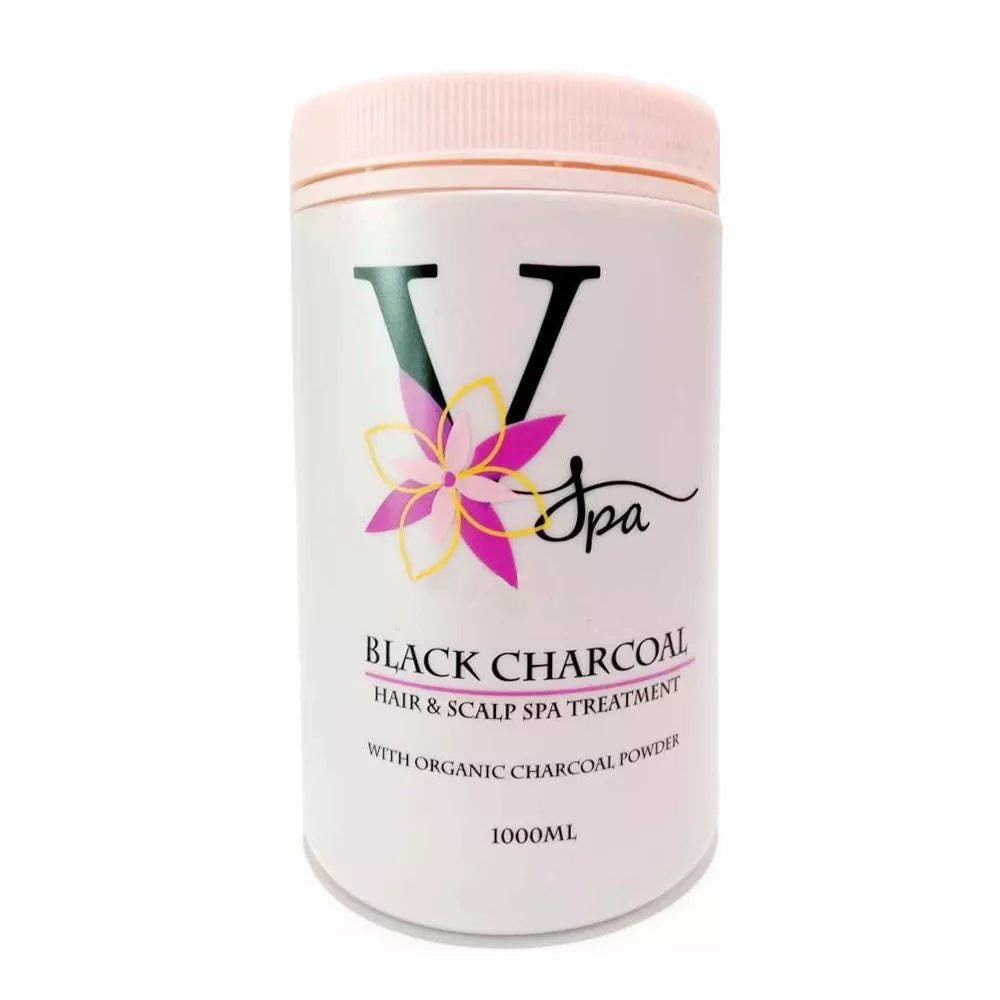 V Spa | Black Charcoal Hair & Scalp Spa Treatment (BUY 2 with SPECIAL PRICE) 1000ml
