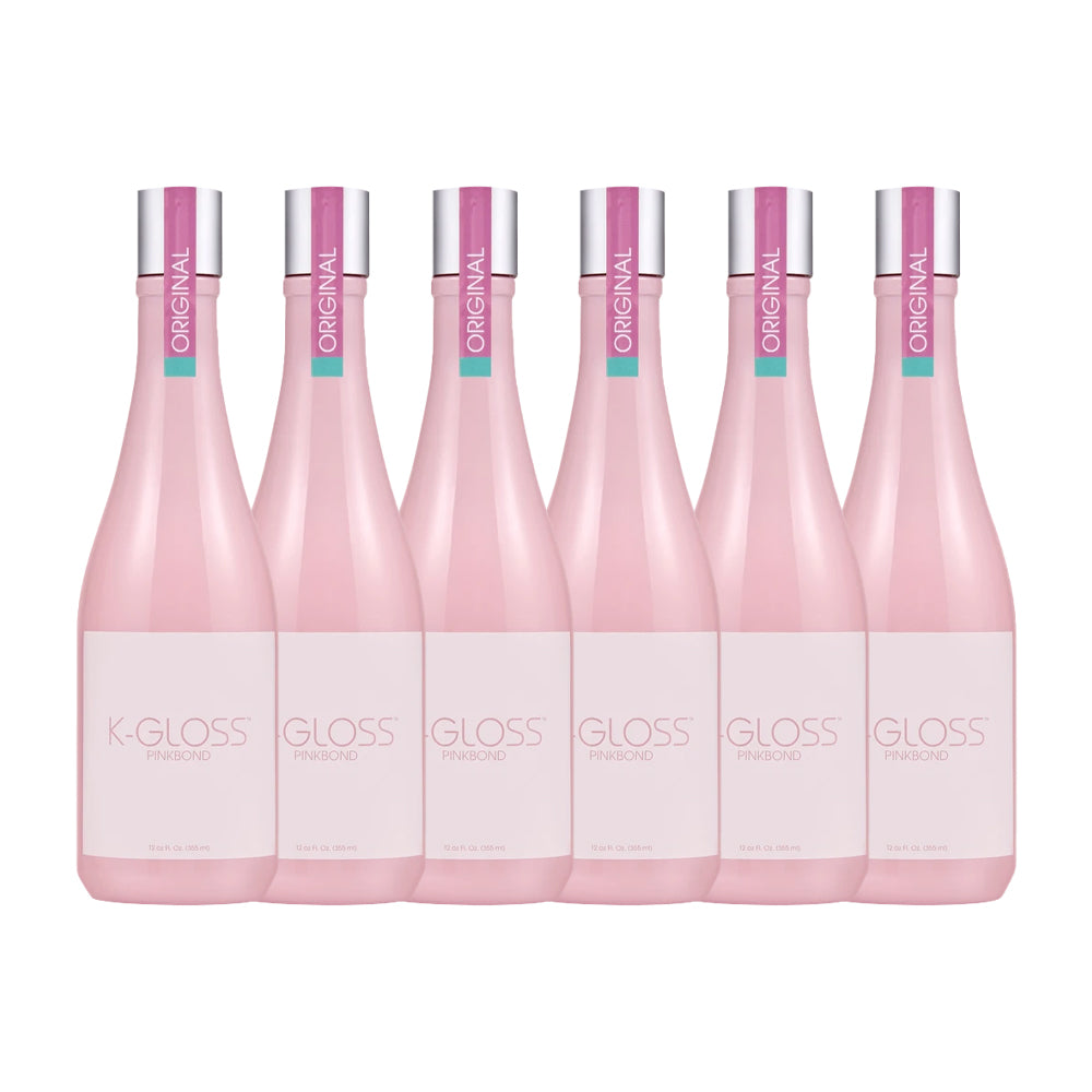 K Gloss | Pinkbond Treatment | Keratin Bond Transformation 6 in a bundle