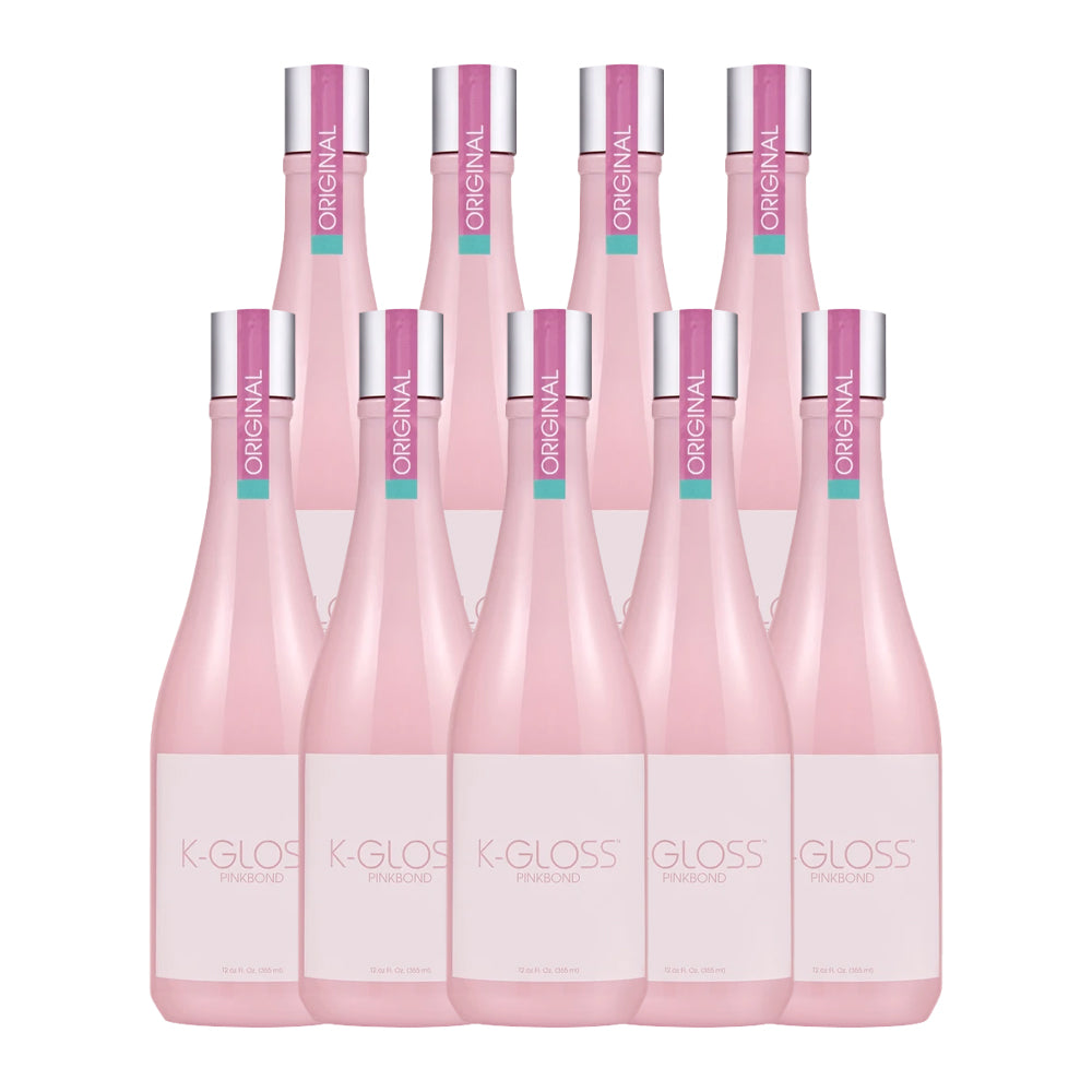 K Gloss | Pinkbond Treatment | Keratin Bond Transformation 9 in a bundle