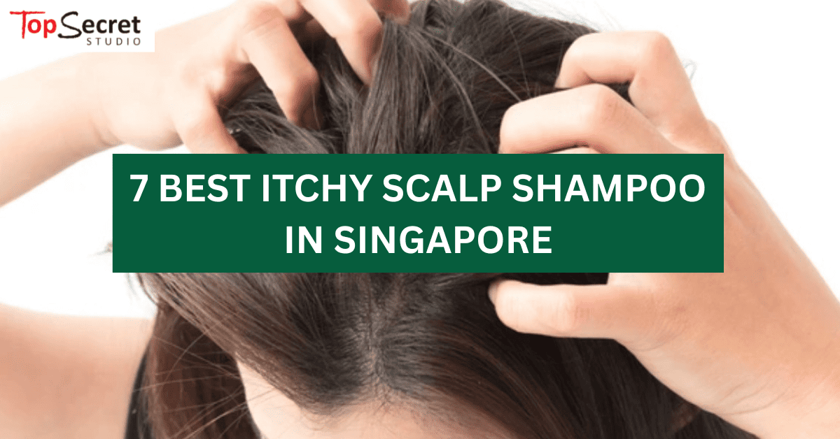 asian woman who is suffering from itchy scalp 