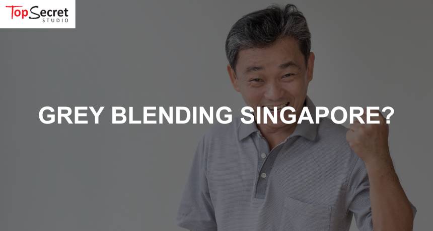 asian old man with grey blending hair