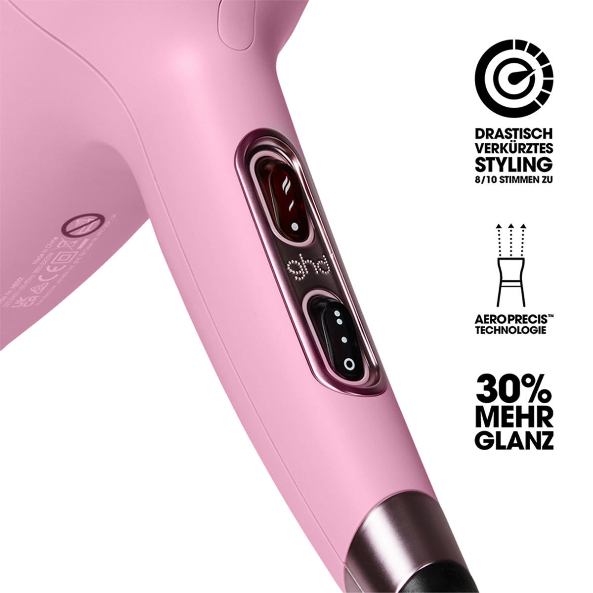 ghd | Helios™ Professional Hair Dryer - Fondant Pink (Limited Edition) 2