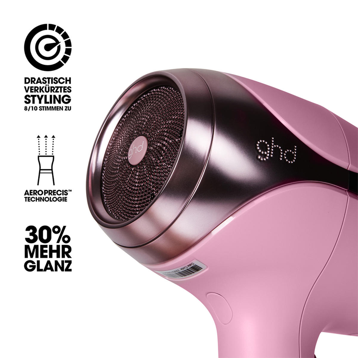 ghd | Helios™ Professional Hair Dryer - Fondant Pink (Limited Edition) 3