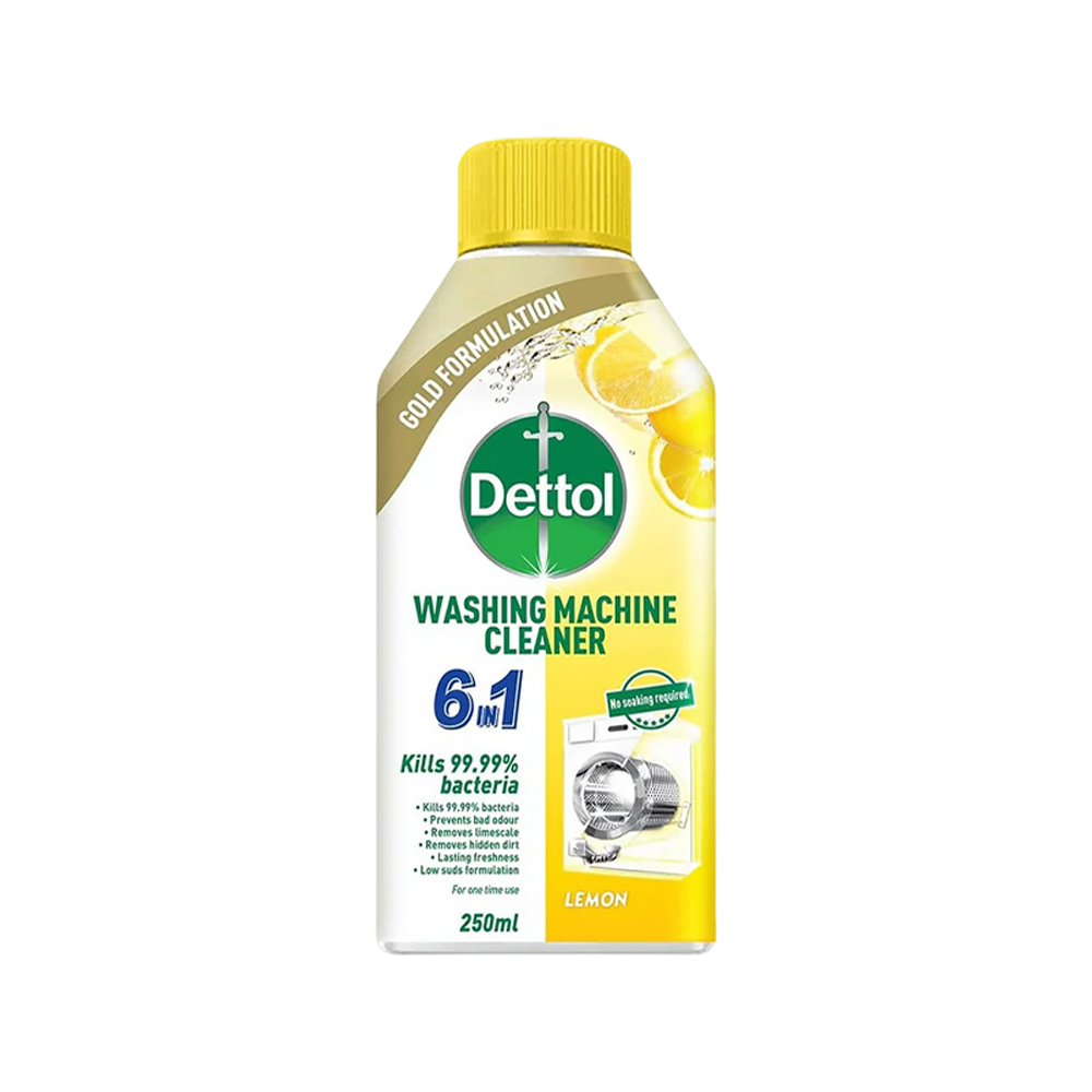 6-in-1 Antibacterial Washing Machine Cleaner Lemon