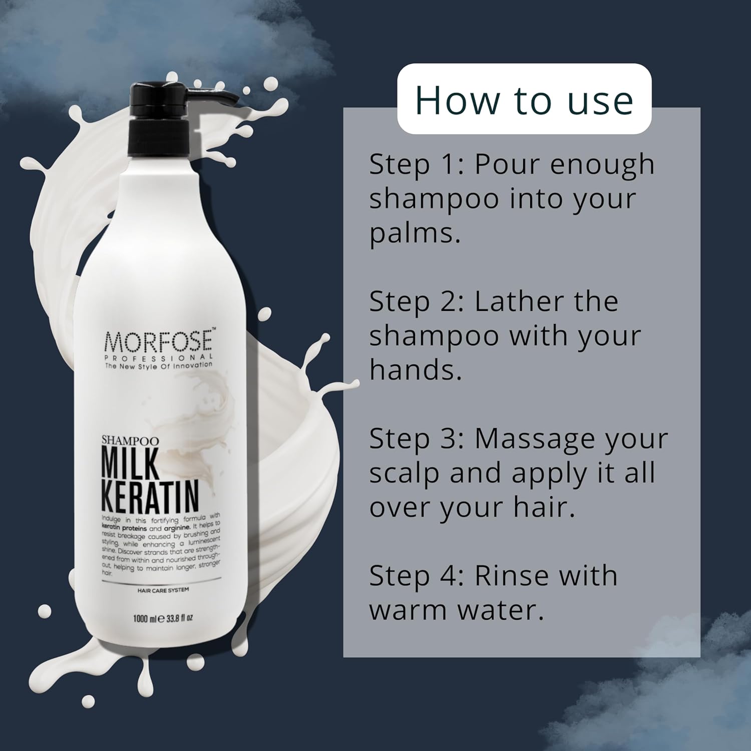 Milk Keratin Shampoo