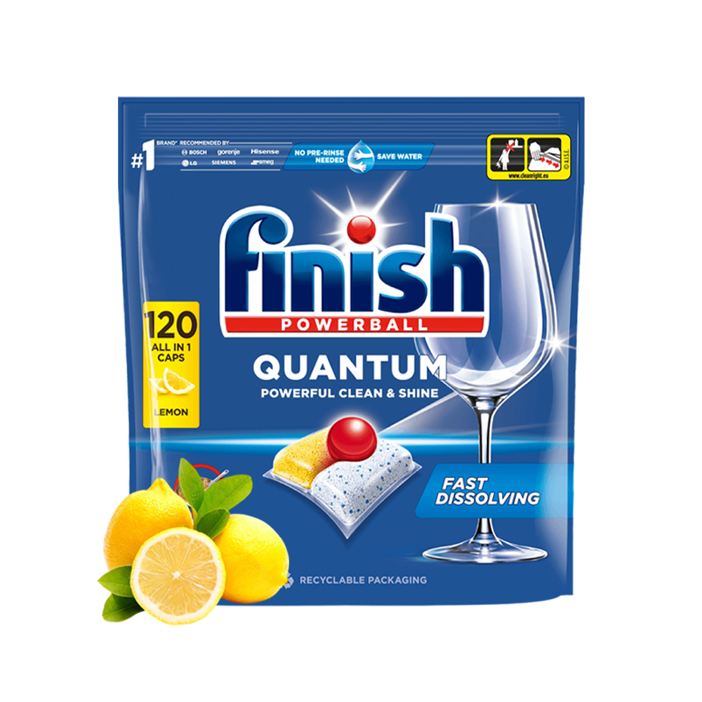 Quantum All In One Dishwasher Tablets - Lemon