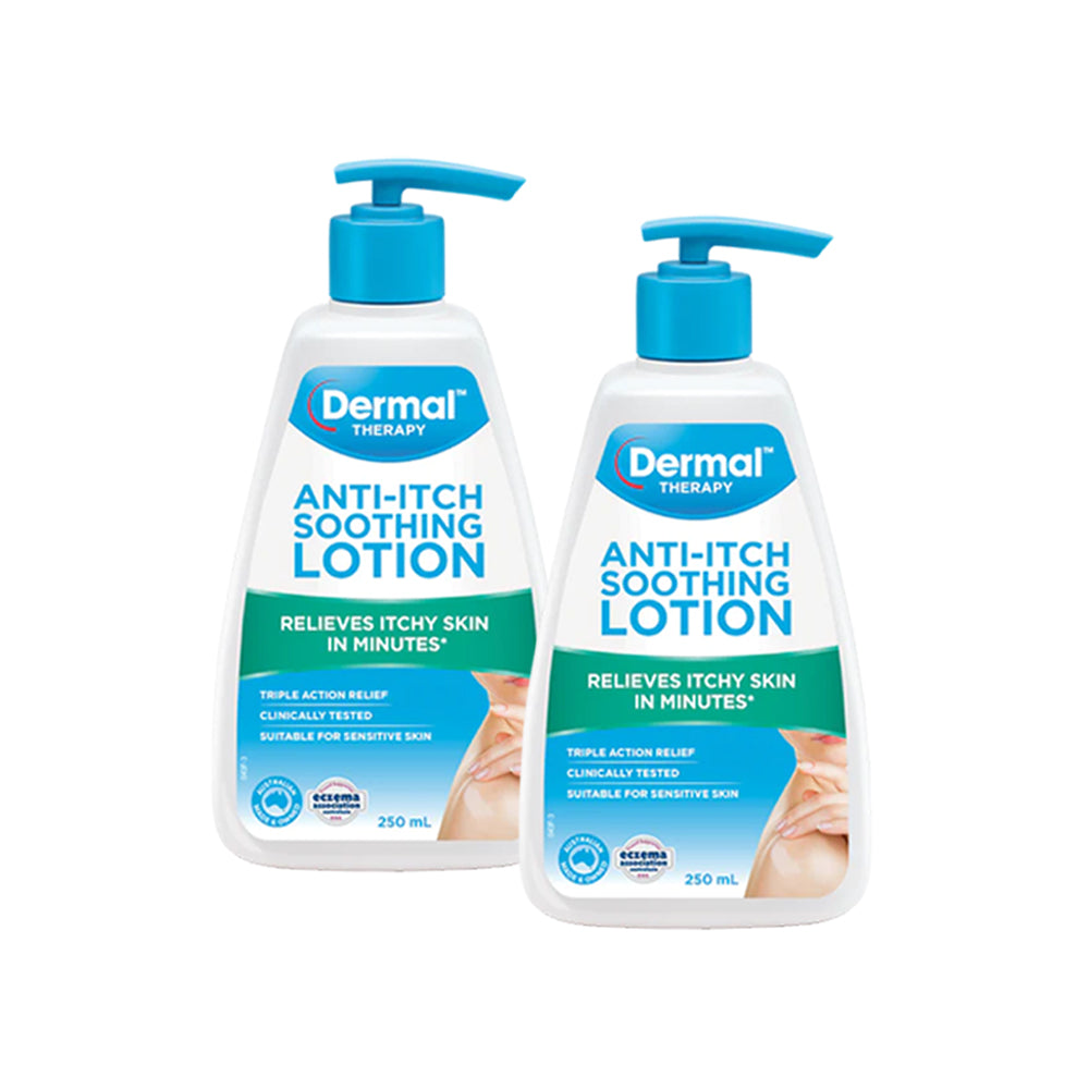 Dermal Therapy | Anti-Itch Soothing Lotion Triple Action Relief 250ml (Pump)x2