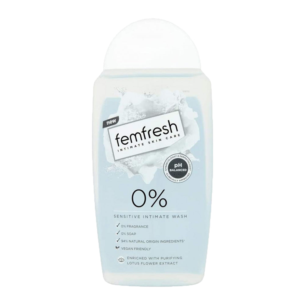 Femfresh 0% Sensitive Wash Intimate Skin Care 250ml from Top Secret Studio Singapore