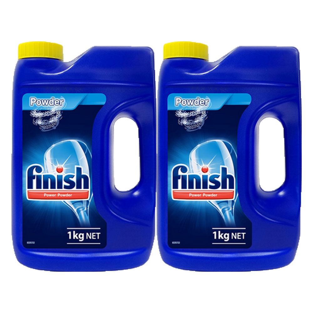 Finish | Dishwasher Detergent Powder Regular 1KGx2