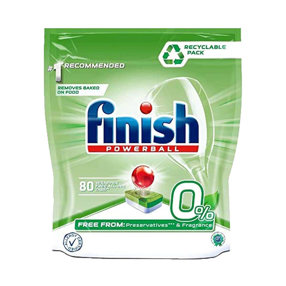 Power All In One 0% Dishwasher Tablets