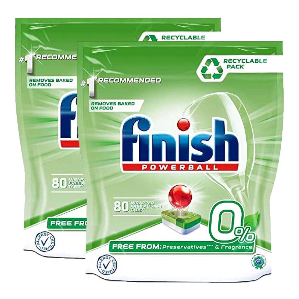 Power All In One 0% Dishwasher Tablets