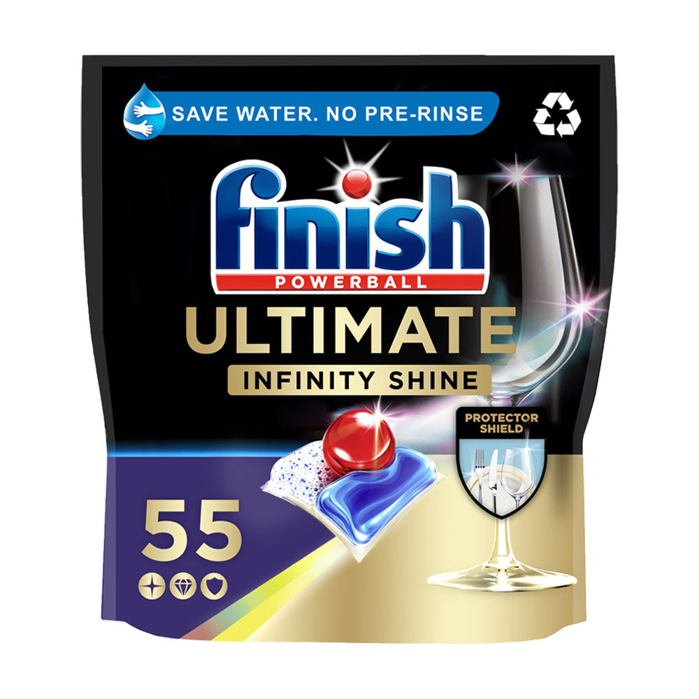 All In One Ultimate Infinity Shine PowerBall Dishwasher Tablets