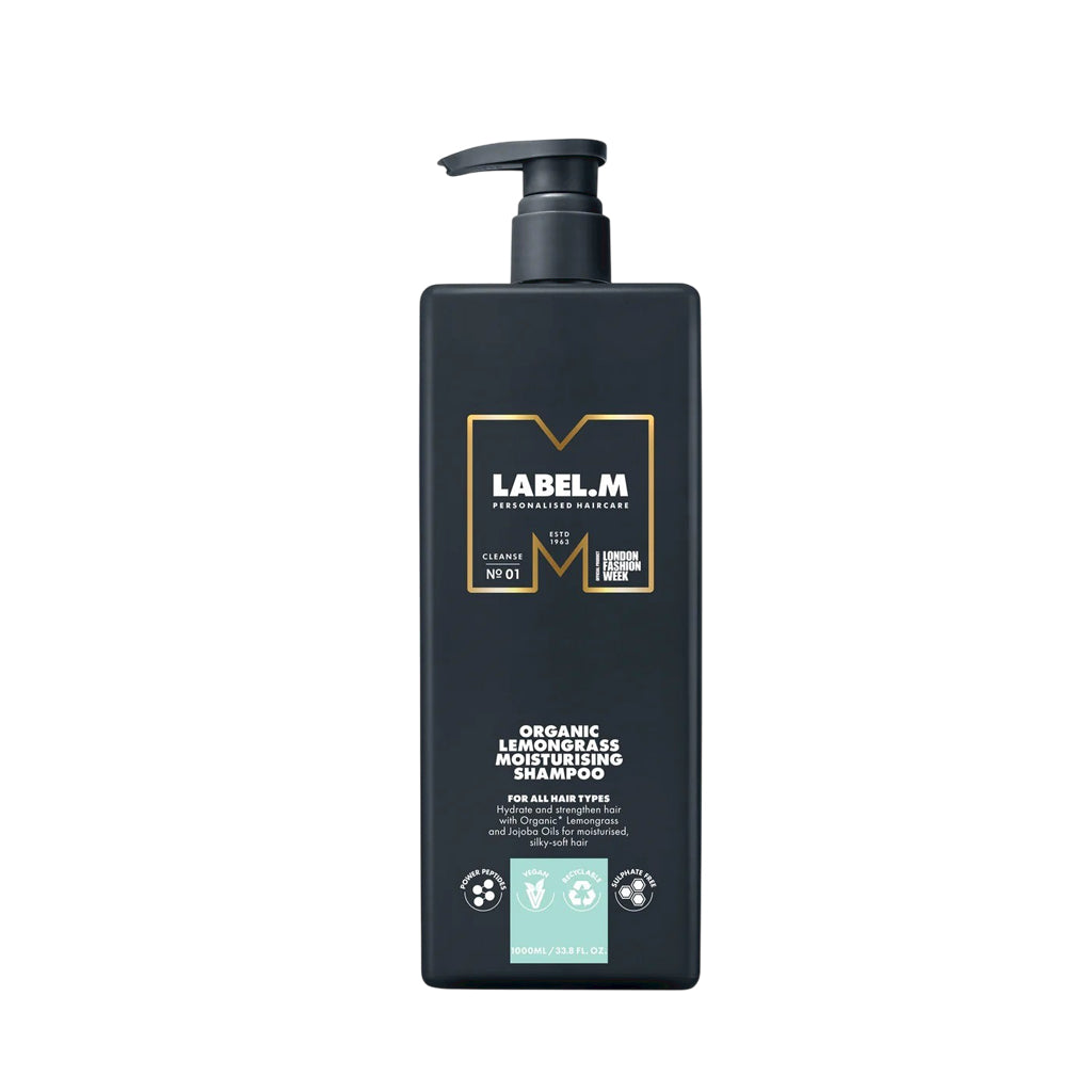 Organic Lemongrass Moisturing Shampoo