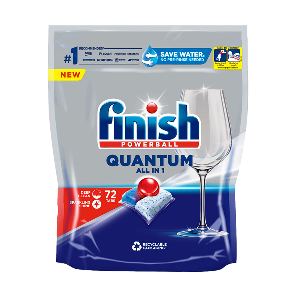 All In One Quantum PowerBall Dishwasher Tablets