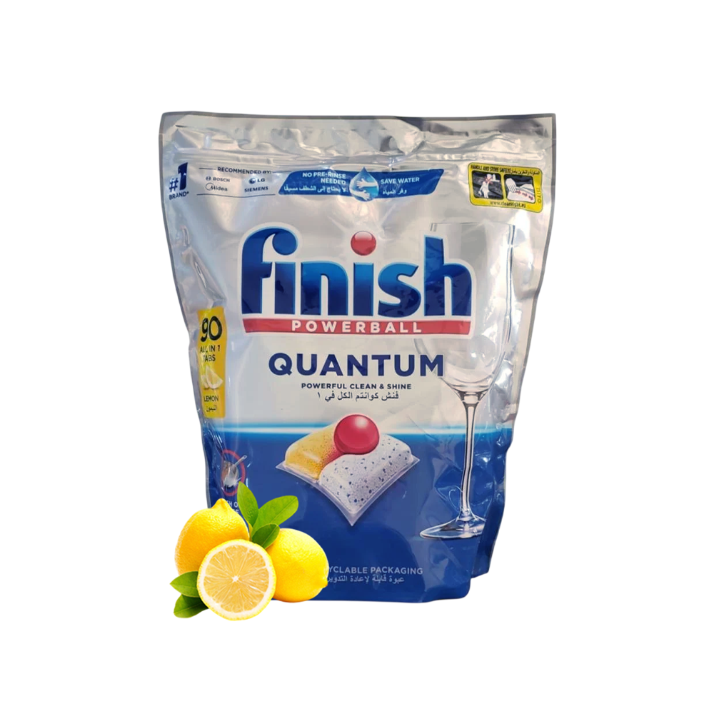 Quantum All In One Dishwasher Tablets - Lemon