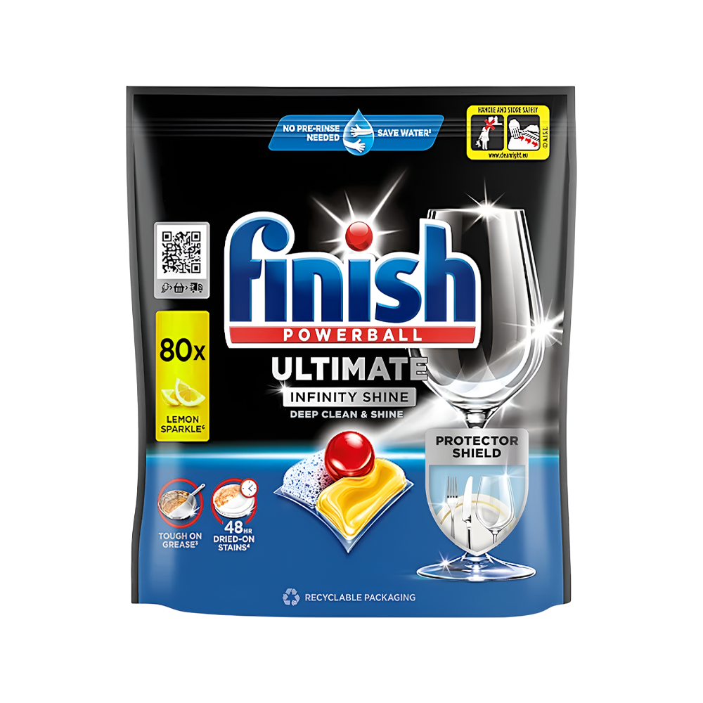 Ultimate Infinity Shine Dishwasher Tablets - Lemon