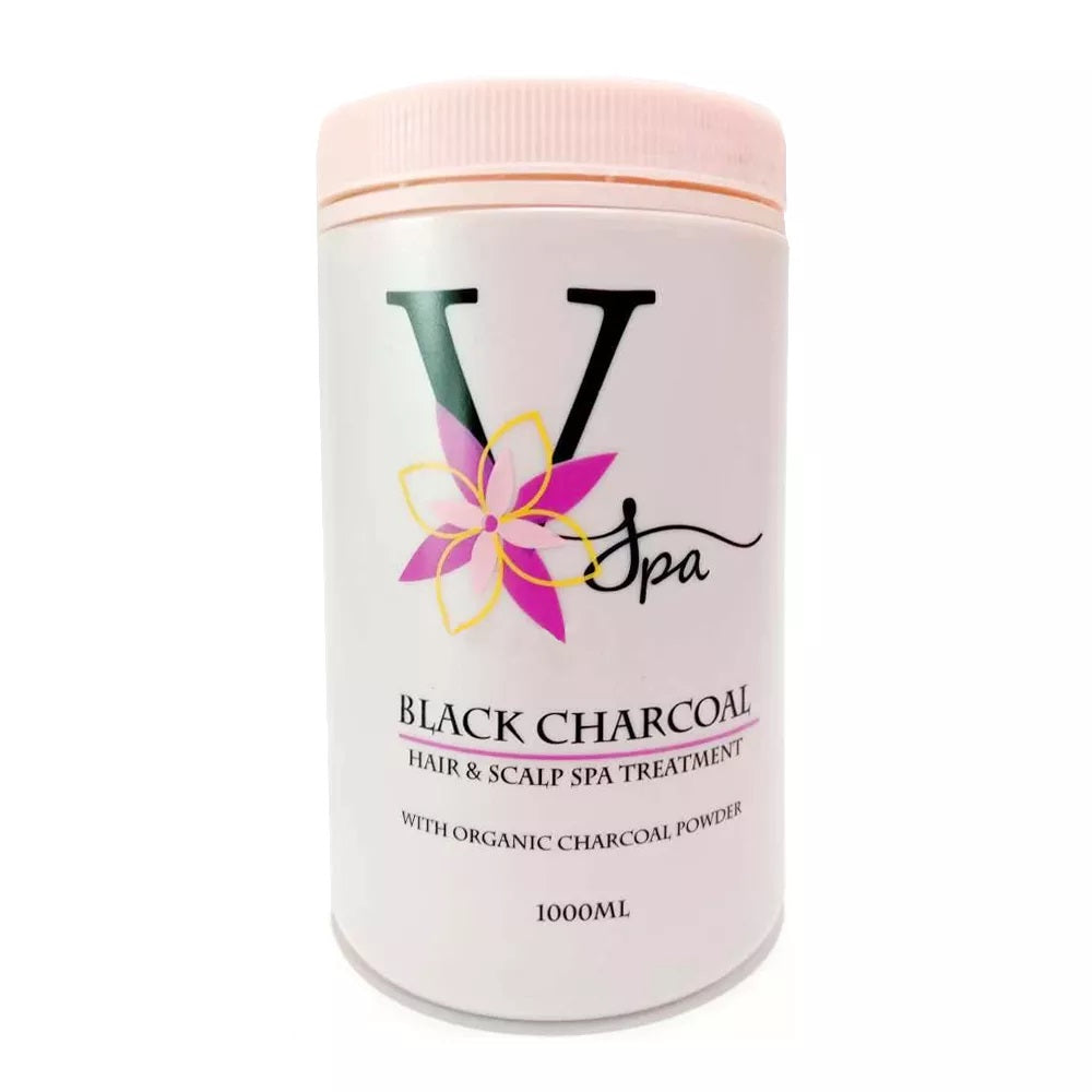 V Spa | Black Charcoal Hair & Scalp Spa Treatment (BUY 2 with SPECIAL PRICE) 1000ml