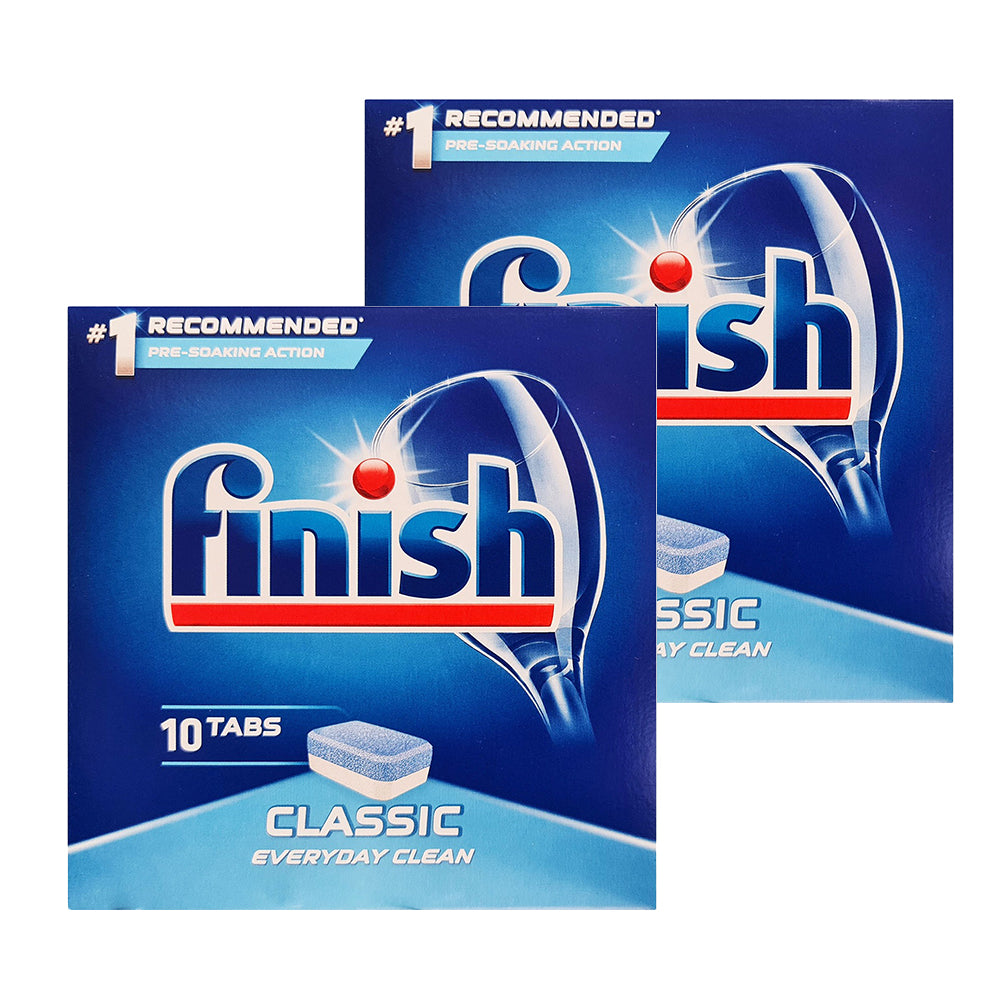 Finish® | Classic Regular Dishwasher 10 Tablets Everyday x2
