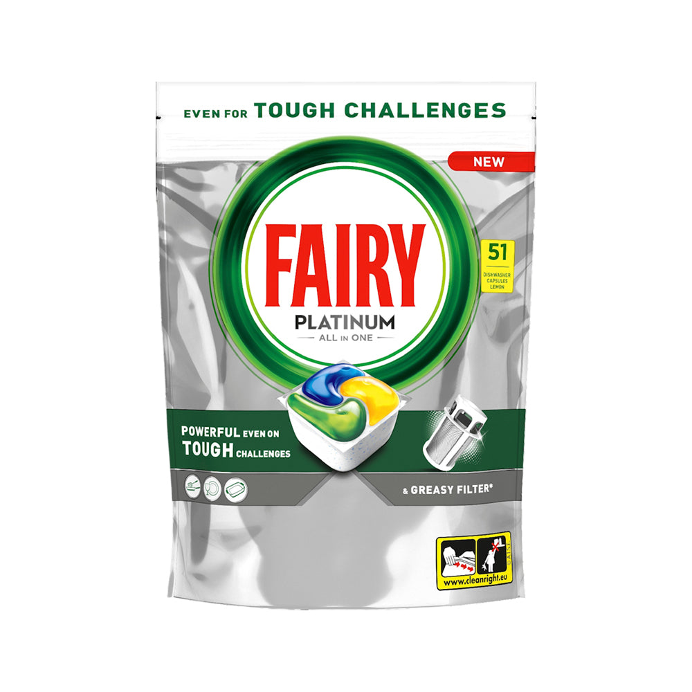 Platinum All in One Dishwasher Capsules (Lemon)