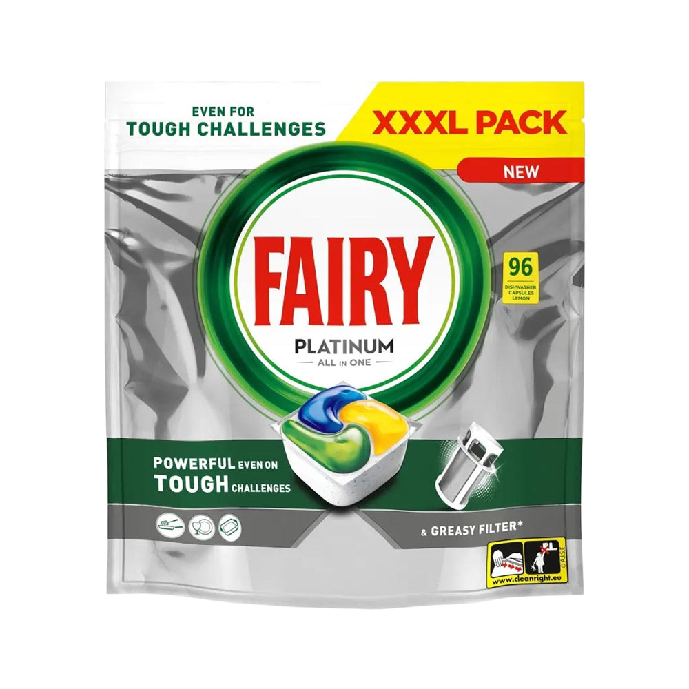 Platinum All in One Dishwasher Capsules (Lemon)