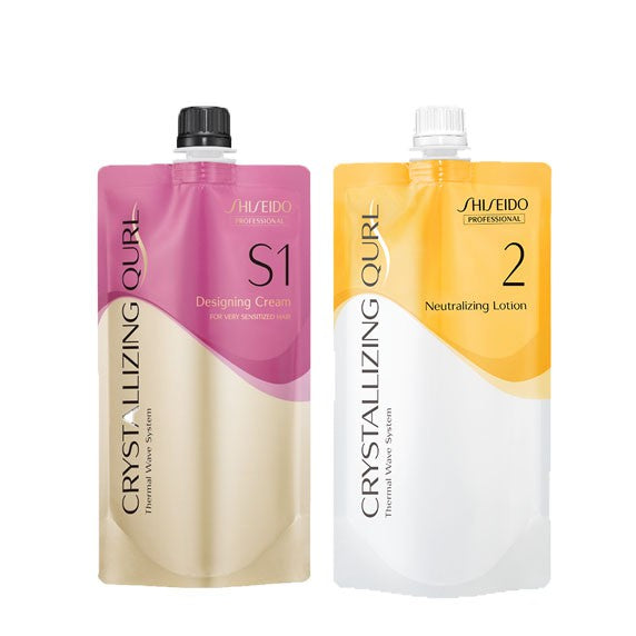 SHISEIDO CRYSTALIZING QURL セット SHISEIDO Crystallizing Qurl Designing Cream Set #EX 400g+