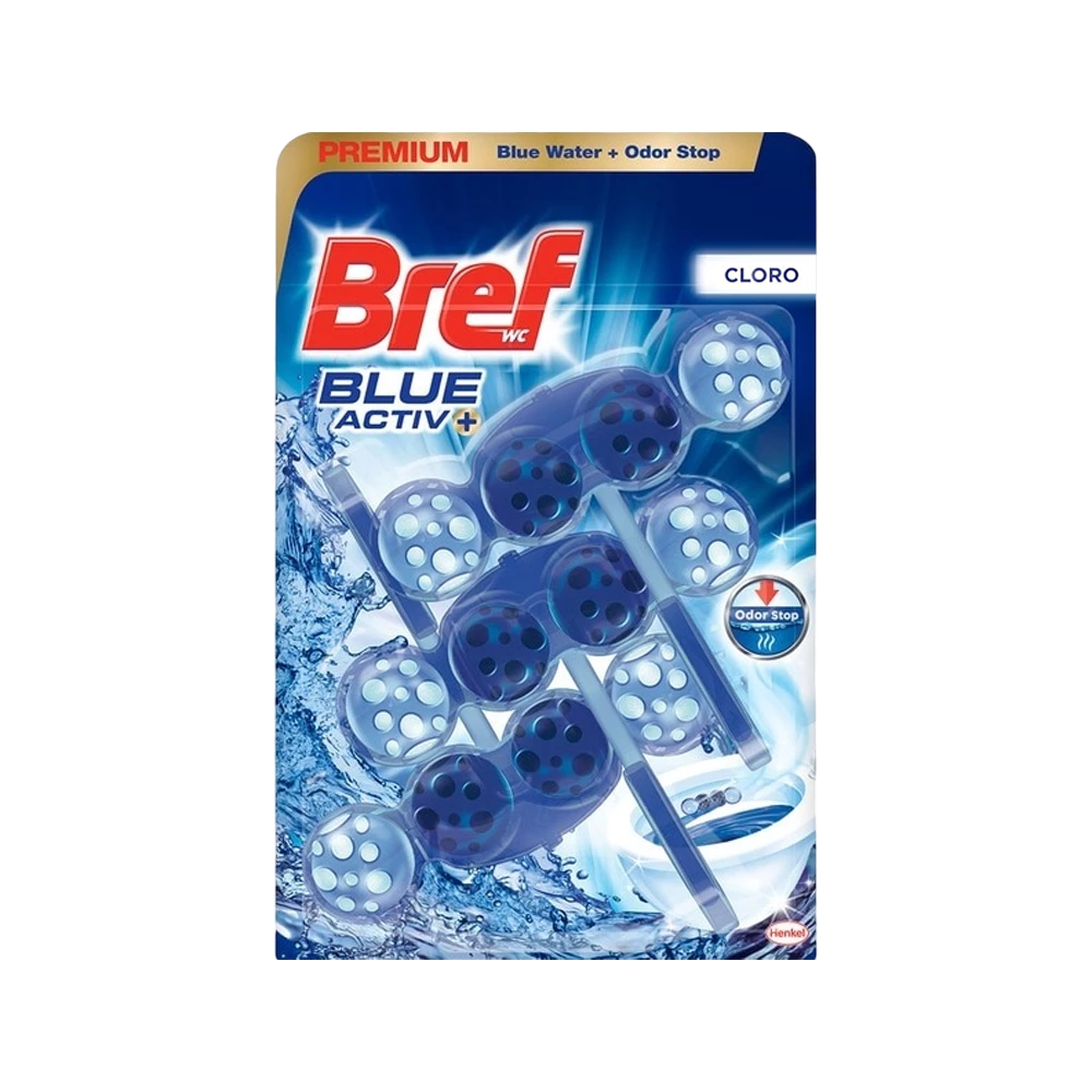 Color Activ 3x50g Toliet Bowl Cleaning Ball (Blue)